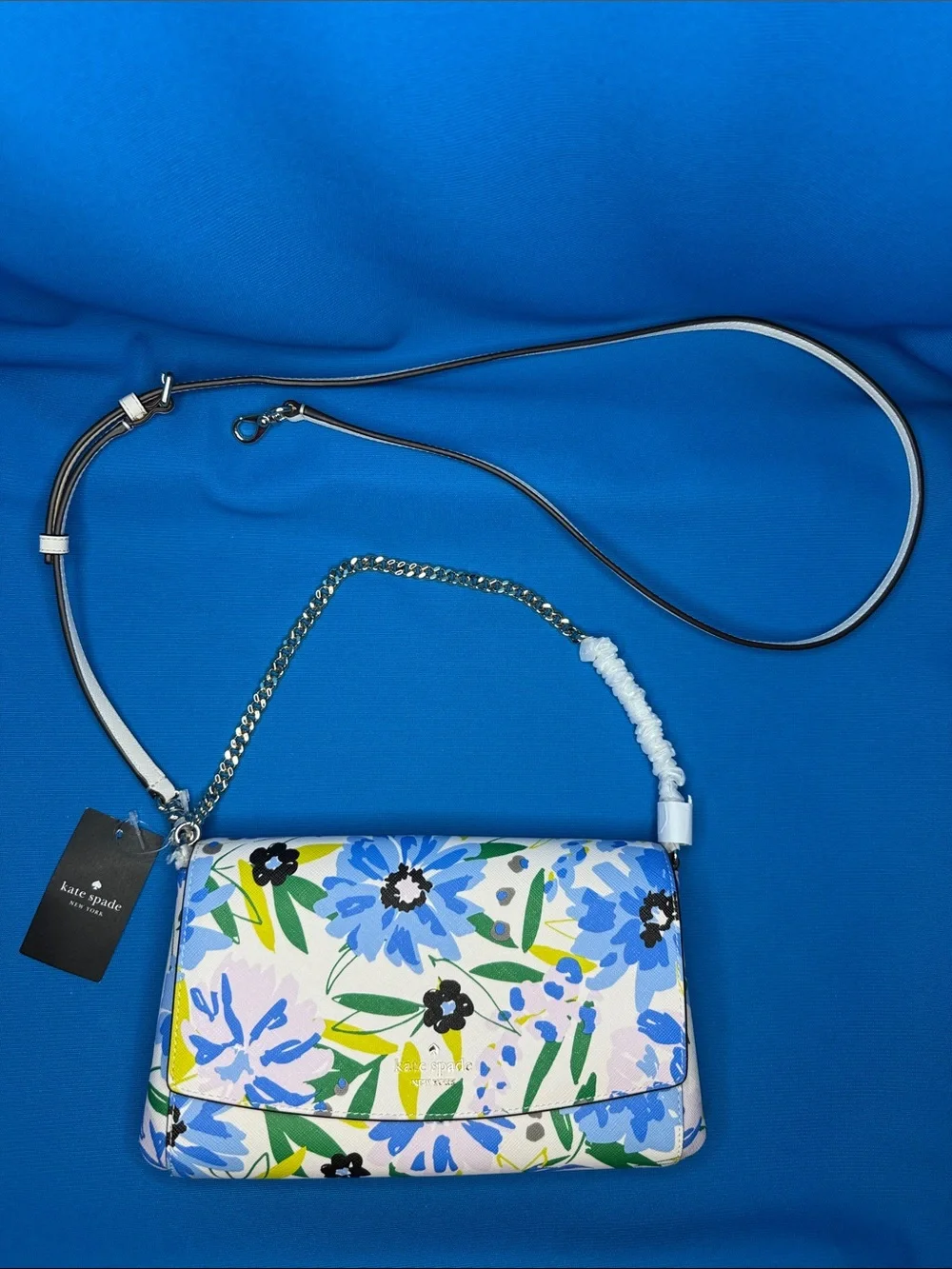 NWT $299 KATE SPADE NEW YORK MADISON FLORAL FESTIVAL WILLOW LAUREL WAY CROSSBODY